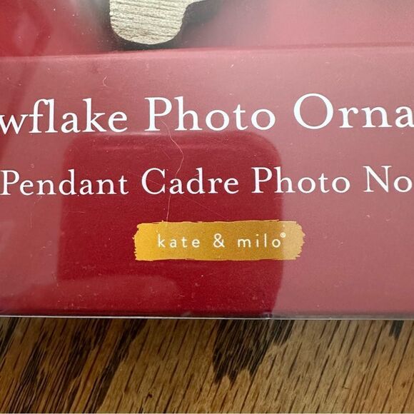 Kate & Milo Baby's First Christmas 2023 Photo Frame Holiday Ornament New‎ - Picture 3 of 4